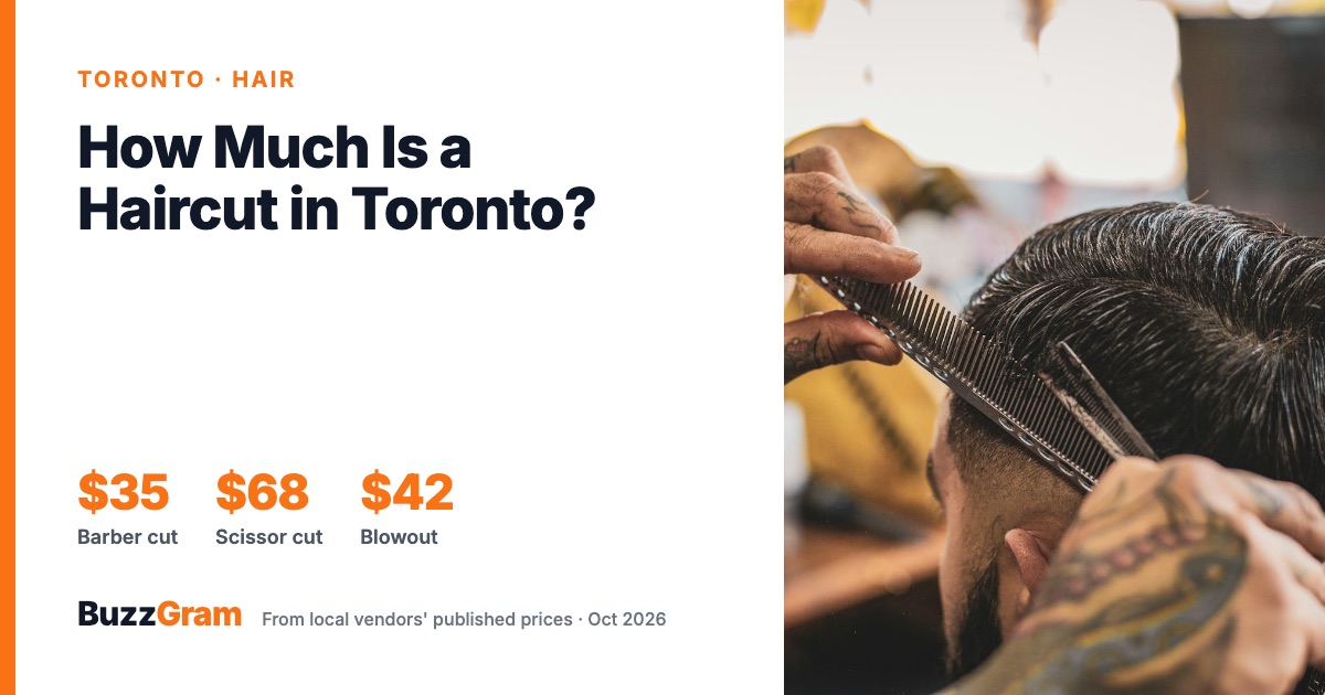 How Much Is a Haircut in Toronto?
